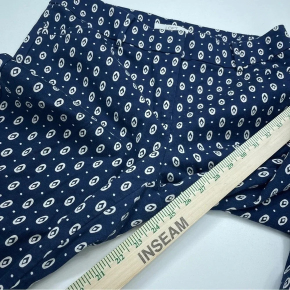 Loft Womens Size 6 Julie the Riviera Pant blue 1232 - Picture 10 of 12